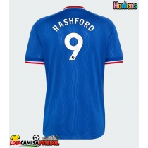Camisa de Futebol Manchester United Marcus Rashford #9 Equipamento Secundário 2026-27 Manga Curta
